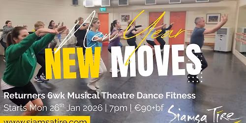 Returners 6 Week Musical Theatre Adult Dance Fitness Classes