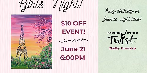 Girls' Night: $10 OFF Event, Ages 12+