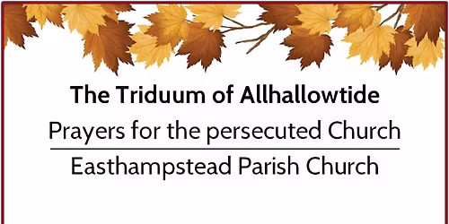 \ud83d\ude4f Evening Prayer: Praying for the Persecuted Church