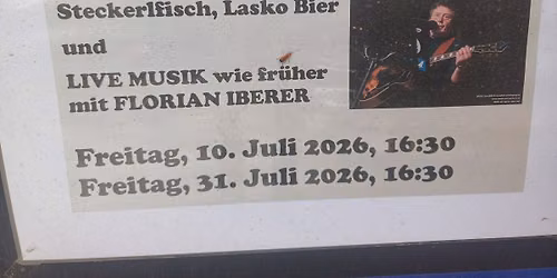 Live Musik wie fr\u00fcher mit FLORIAN IBERER