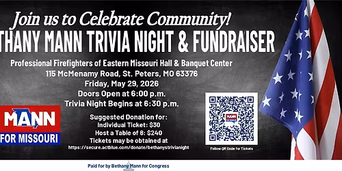 Bethany Mann Trivia Night & Fundraiser