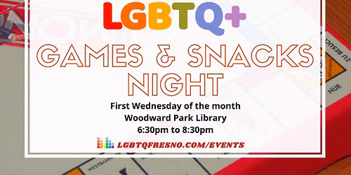LGBTQ+ Games & Snacks Night