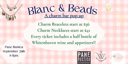 Blanc & Beads: Charm Bar Pop up