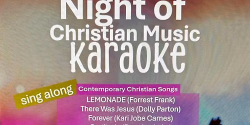 Night of Christian Music Karaoke
