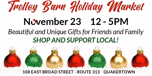 Trolley Barn HOLIDAY Market Event -- Part 1