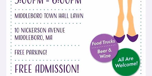 Sip & Stroll Block Party \u2122\ufe0f May 30, 2026, Middleborough Town Hall