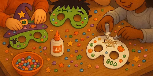 FREE Halloween Crafting: Make Your Own Spooky Face Mask!