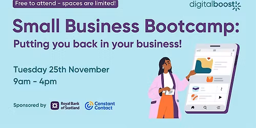 Digital Boost's Small Business Bootcamp in Edinburgh!
