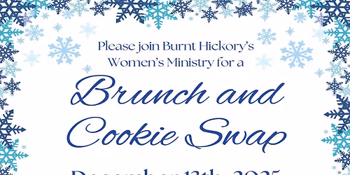 Women's Brunch and Cookie Swap 