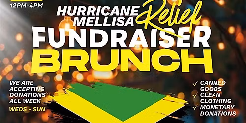 Hurricane Melissa Relief Fundraiser Brunch