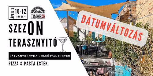 \ud83c\udf5d T\u00edm\u00e1r 26 \u2013 TERASZNYIT\u00d3 & SZEZONNYIT\u00d3 H\u00c9TV\u00c9GE
