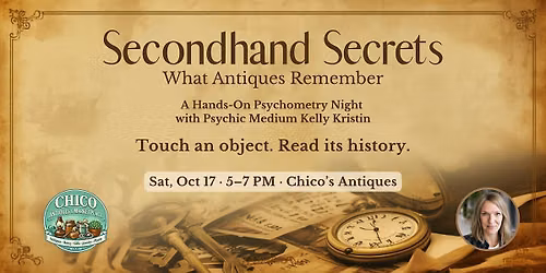 Secondhand Secrets: What Antiques Remember | A Hands-On Psychometry Night