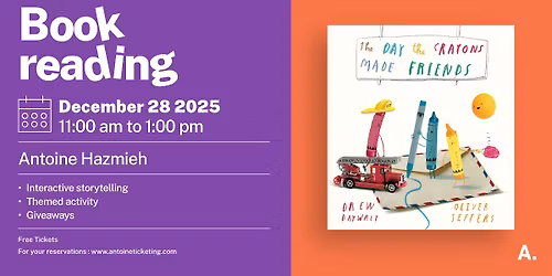 Book Reading - The Day the Crayons Made Friends