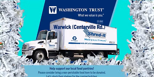 Free Shred Day! Warwick (Centerville Rd.)