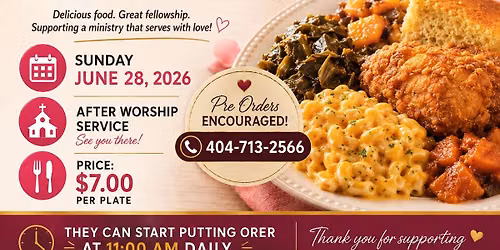 \ud83c\udf38 Mother\u2019s Ministry Dinner Sale Fundraiser \ud83c\udf38