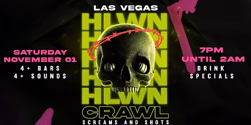 Screams & Shots Halloween Bar Crawl 2025 | Las Vegas