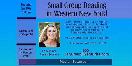Small Group Reading with Medium Susan Schueler in Tonawanda, NY