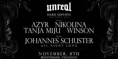 unreal HARD EDITION X AZYR, WINSON, Nikolina, Tanja Miju, Johanne Schuster All Night Long
