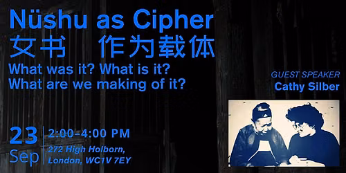 N\u00fcshu as Cipher: What Was It? What Is It? What Are We Making of It?