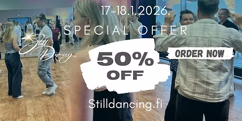 Aloittelijoiden Bachata viikonloppu 17-18.1.2026.