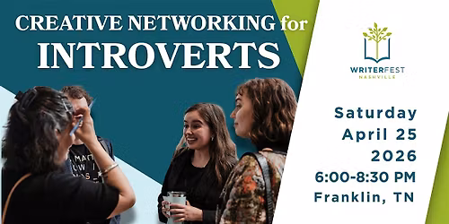 WriterFest Series: Creative Networking for Introverts