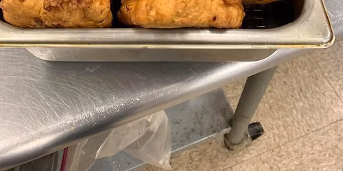Oyster Fritters at Camp