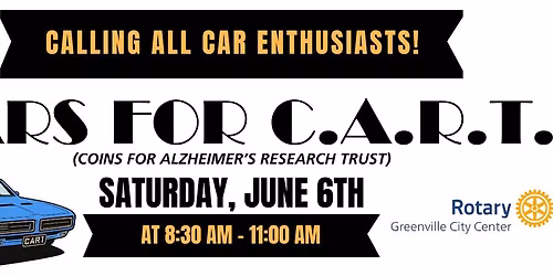 CARS FOR C.A.R.T. - CAR SHOW!
