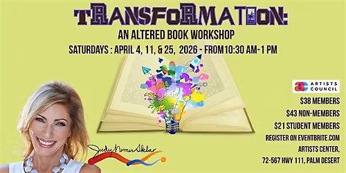 Transformation: an Altered Book Workshop with Judy Sklar