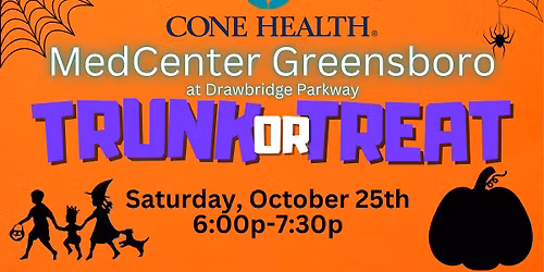 Trunk or Treat at Cone Health MedCenter Greensboro