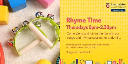 Rhyme Time at Lymington Library