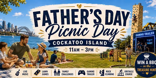 Fathers Day Picnic on Cockatoo Island