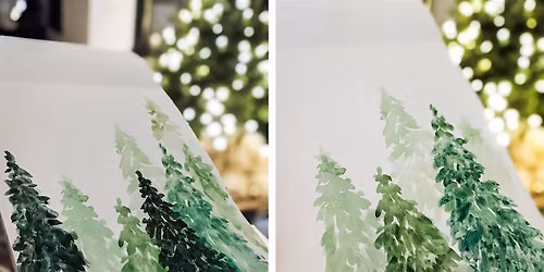 Watercolor Holiday Card Making Class