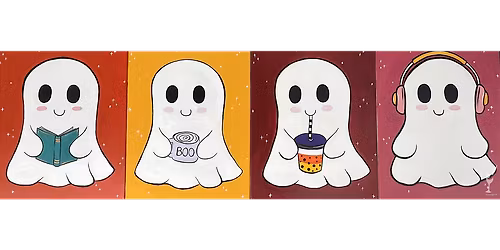 Fun Ghosts - Paint and Sip in Houston | Classpop!™