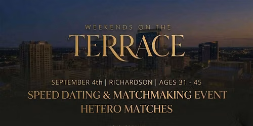 Speed Dating On The Terrace