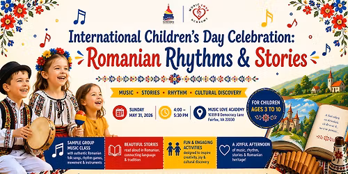 International Children\u2019s Day Celebration: Romanian Rhythms & Stories