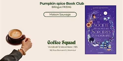 Pumpkin spice Book Club #3