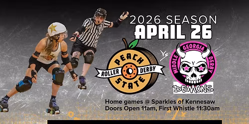 Peach State Roller Derby vs. Middle Georgia Derby Demons!