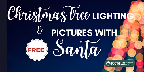 Christmas Tree Lighting & Pictures with Santa