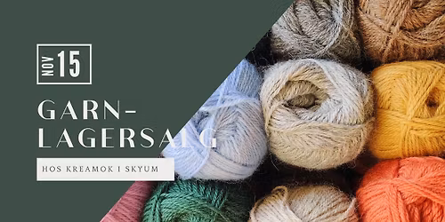 Garn-lagersalg i Skyum