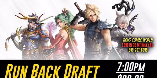 FNM Final Fantasy Runback Draft