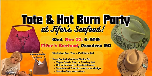 Hat Burn Party at the Fifer's Seafood