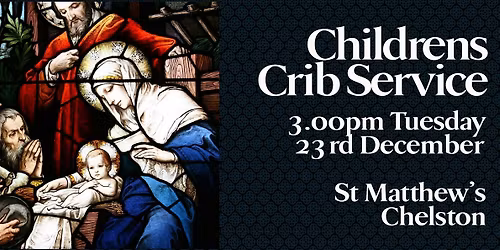 2025 Childrens Crib Service with carols at St Matthew's, Chelston