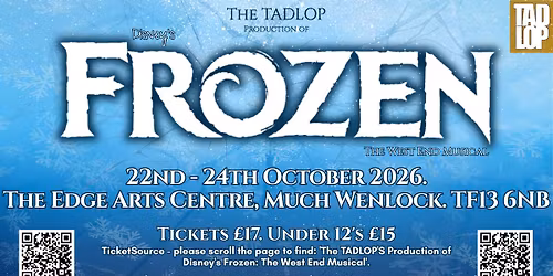 The TADLOP production of Disney's Frozen - The West End Musical