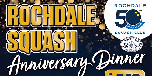 Rochdale Squash 50th Anniversary Dinner