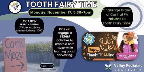Tooth Fairy Time with Challenge Island of Central PA