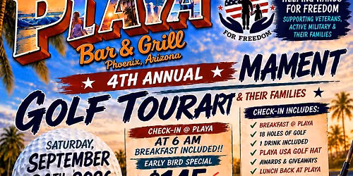 Playa 4th annual golf tournament 