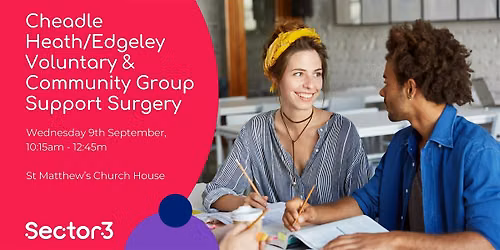 Voluntary & Community Group Support Surgery - Cheadle Heath\/Edgeley