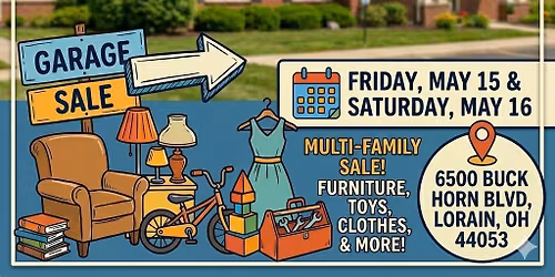 Deerfield Estates Annual Spring Garage Sale (May 15-16)