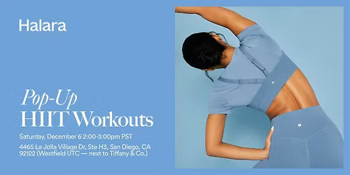 Halara Pop-Up HIIT Workouts
