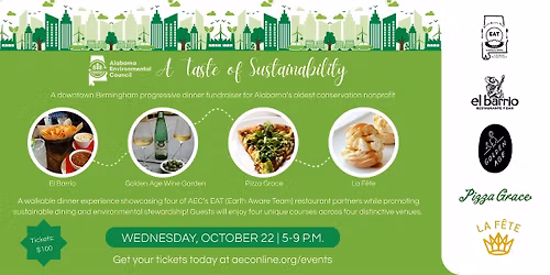 A Taste of Sustainability - a progressive dinner fundraiser for AEC
